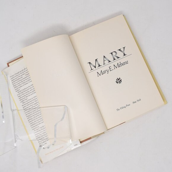 SIGNED Mary An Autobiography Mary E Mebane 1st Edition Hardcover 1981 DJ Vintage - Picture 12 of 16